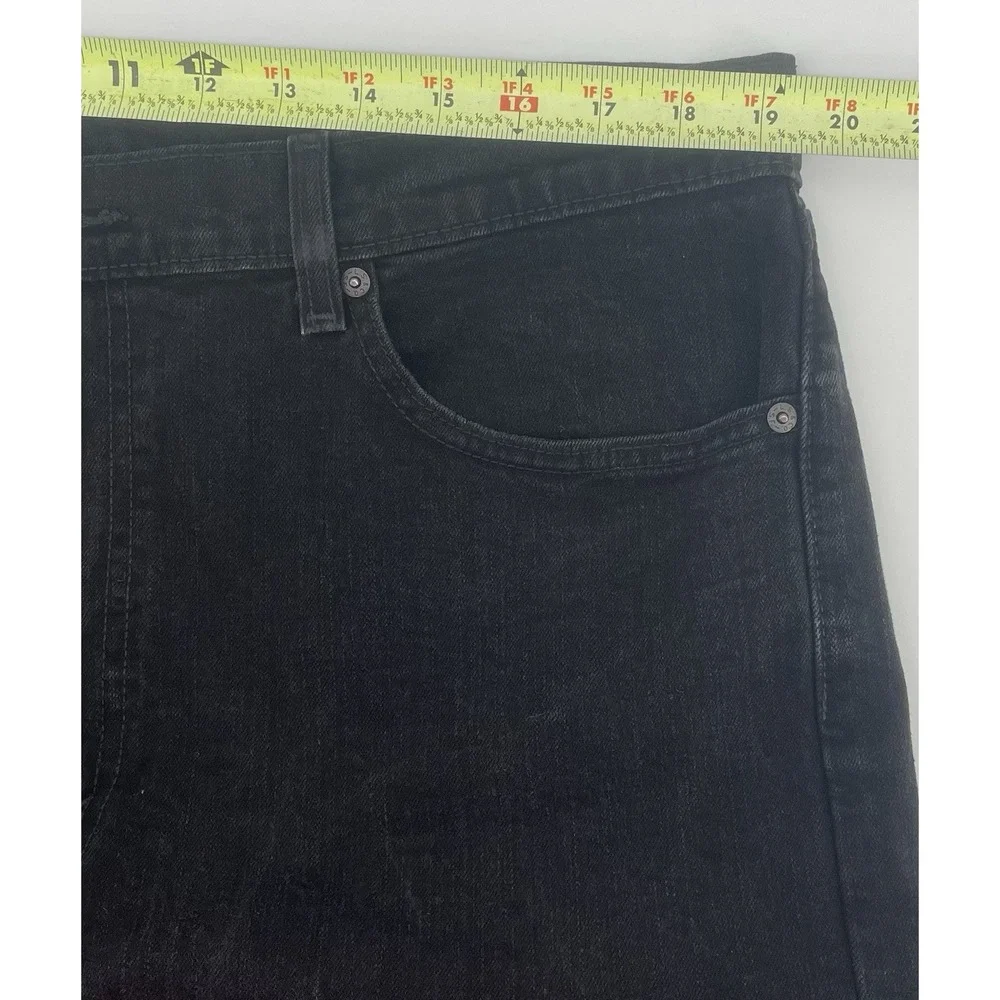 Levi's 505 Regular Fit Jeans Mens 40x28.5 Black Straight Leg Classic Streetwear